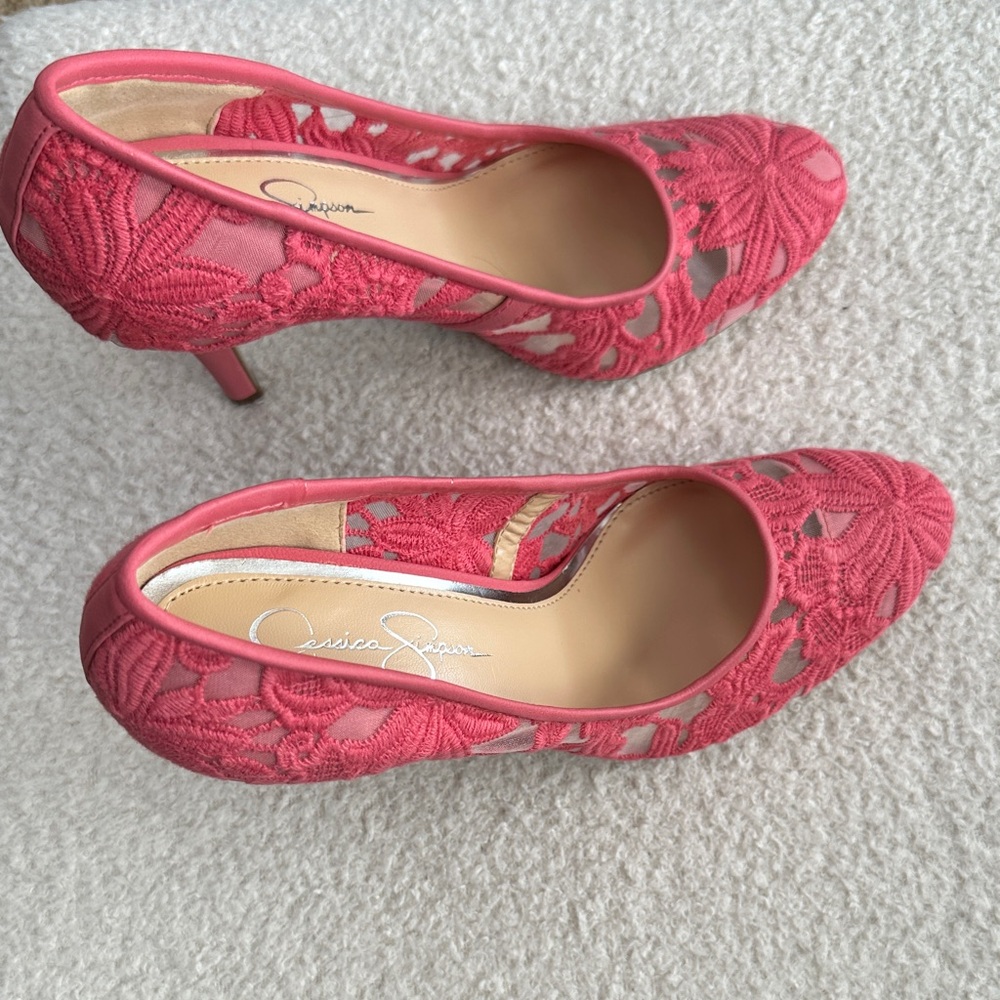 Jessica Simpson Coral Lace Women Shoes